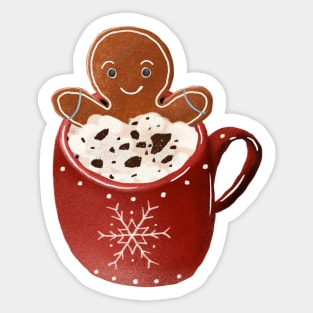 Christmas coffee Sticker